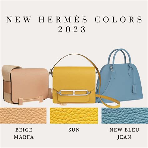 hermes colours 2024.